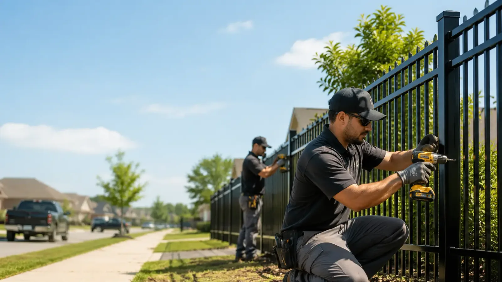 Metal Fence Installation in Bennington, IN